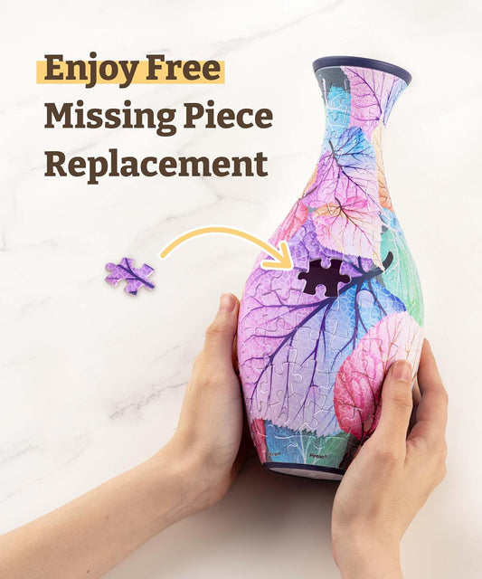 🧩 3D Puzzle Flower Vase – Buildable Art That Blooms with Style