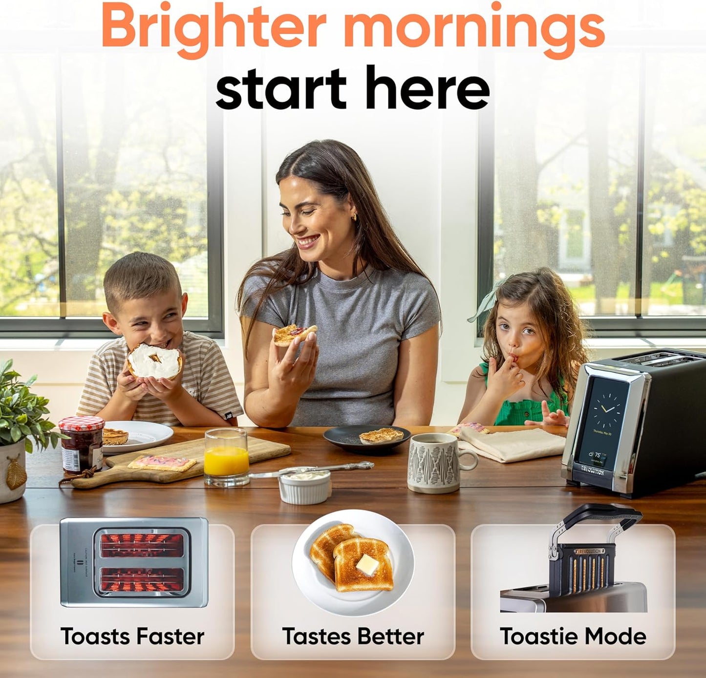 Smart 2-Slice Toaster Bundle with Toastie Press | Wide Slots, InstaGLO Tech & Touchscreen | Perfect for Bread, Bagels, Waffles & More
