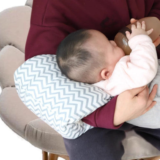 Arm Nursing Pillow – Soft Cotton Baby Feeding Support Cushion | Thickened, Plush, Portable for Breastfeeding Moms