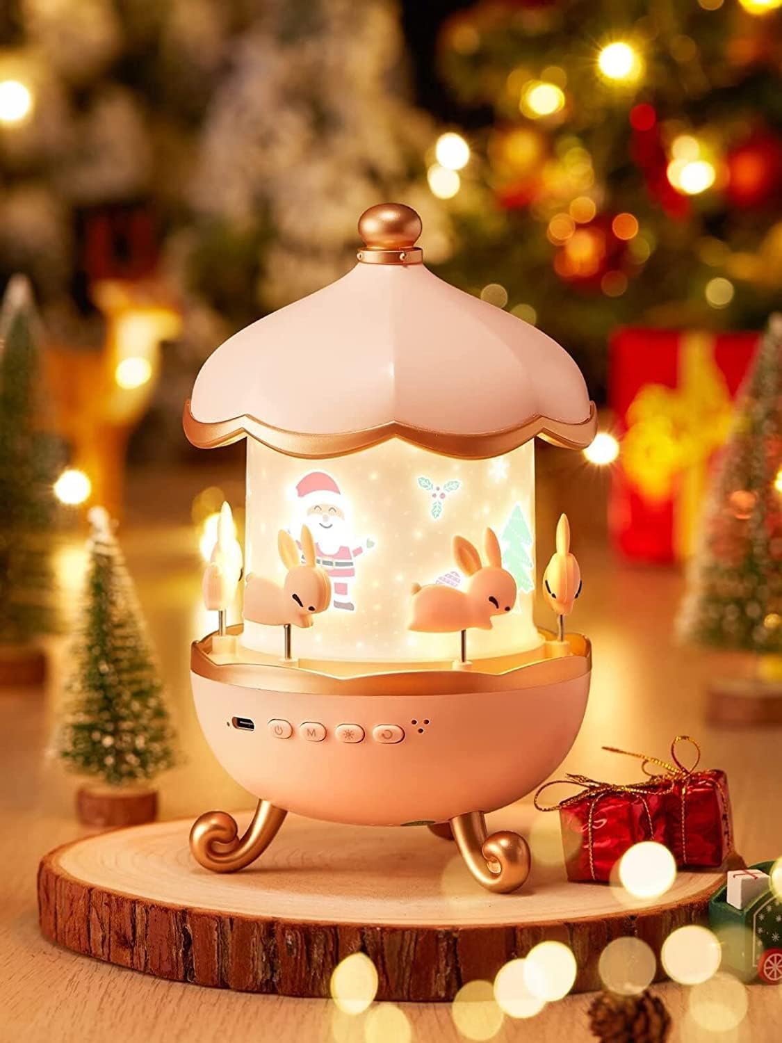 Rabbit's Merry-Go-Round Night Lamp Projector✨