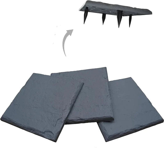 Decorative Garden Stepping Stones – Durable Resin Pathway Pavers for Lawns, Yards & Outdoor Walkways (6/12 Pack)